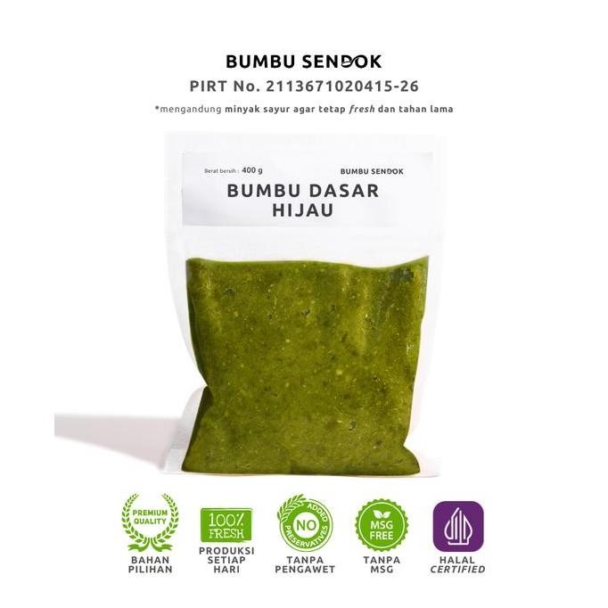 

DISKON! REFILL BUMBU DASAR HIJAU BUMBU SENDOK - BUMBU MASAK FRESH