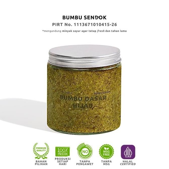 

DISKON! BUMBU DASAR HIJAU BUMBU SENDOK 400G - BUMBU MASAKAN SEGAR