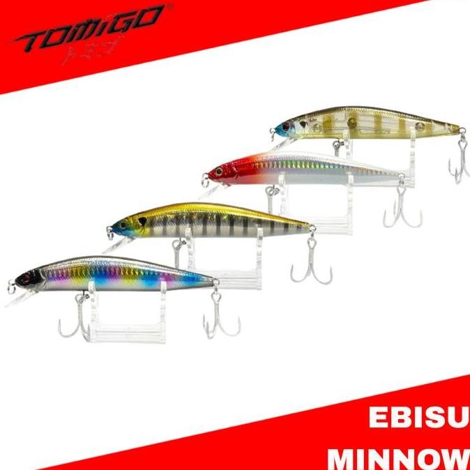 tomigo ebisu minnow 125mm 40g lure umpan pancing predator stok terbatas