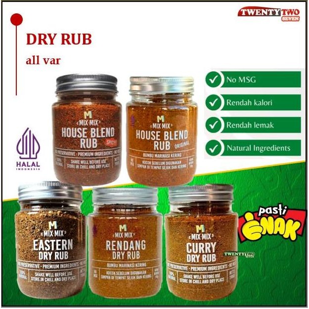

DISKON! MIXMIX DRY RUB SPICES BUMBU MARINASI INSTAN DAGING AYAM SAPI BBQ