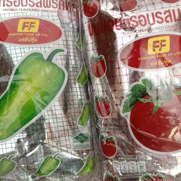 

Tomato Crackers Jisoo Snack Thailand Halal Cemilan Instant Jisoo