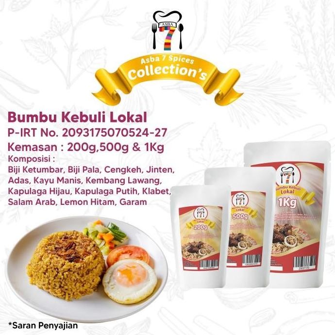 

DISKON! ASBA BUMBU KEBULI LK 1KG REMPAH ASLI ARAB SIAP MASAK