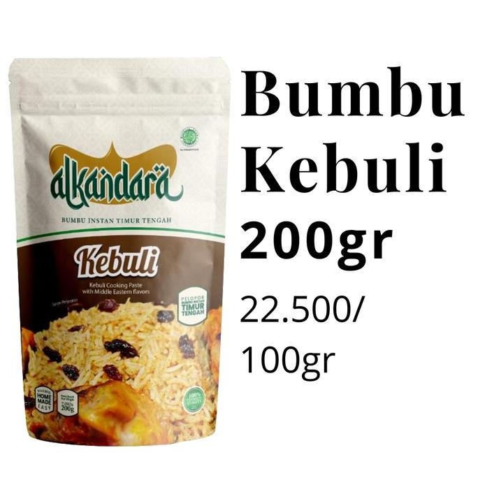 

DISKON! BUMBU NASI KEBULI INSTAN AL KANDARA 200GR SIAP MASAK PRAKTIS