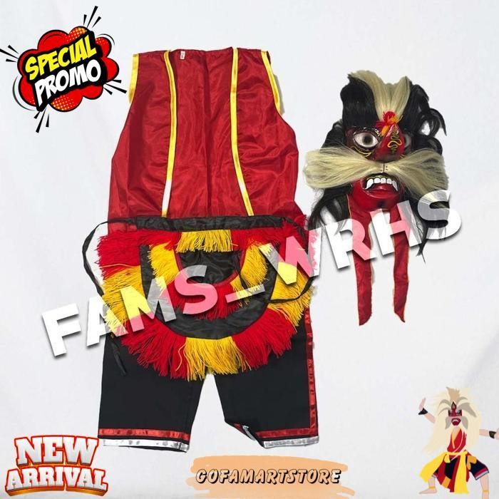Baju Setelan Ganongan Anak Dewasa Celana Rompi Ganongan Dan Jaranan Jaranan