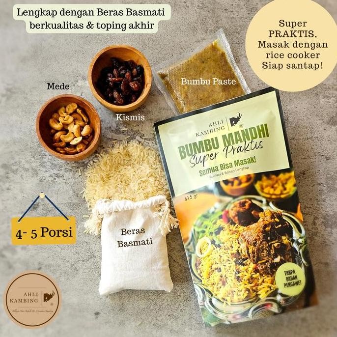 

DISKON! BUMBU INSTANT NASI MANDHI AHLI KAMBING - BUMBU NASI MANDHI PRAKTIS