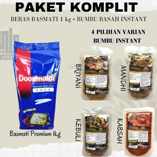 

DISKON! PAKET NASI MANDHI ARAB LENGKAP BERAS BASMATI + BUMBU MANDY