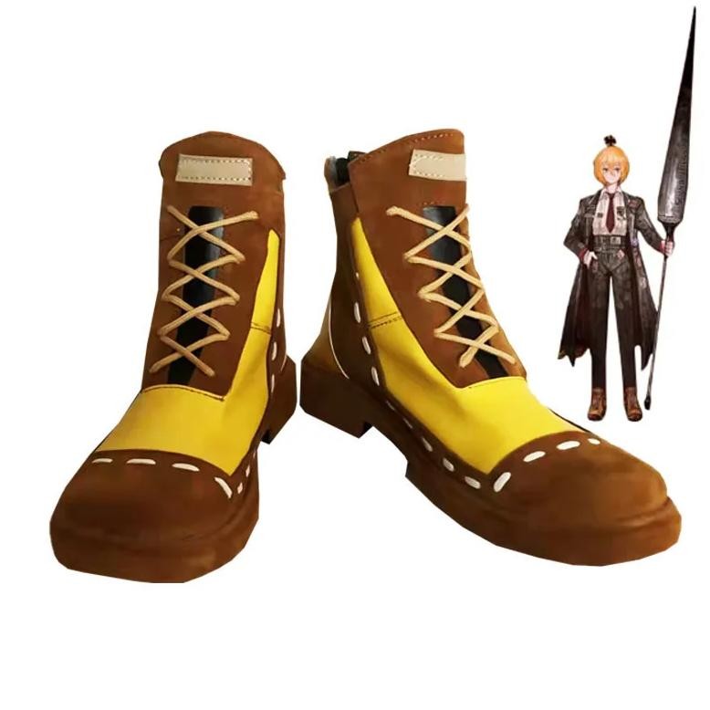 Game Limbus Company Don Quixote Cosplay Shoes Cosplay Prop Halloween Carnival Men Women Boots Pu Rol