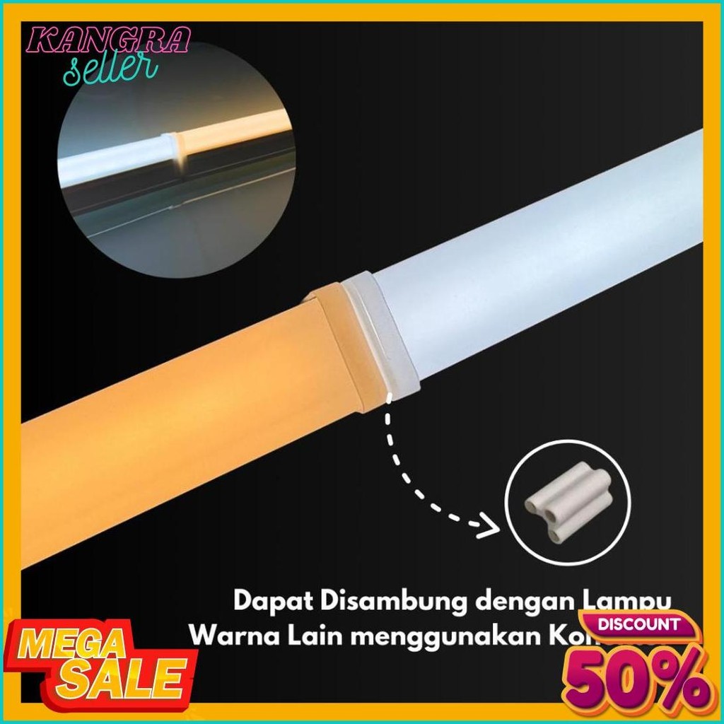 Lampu Tl5 Neon T5 Led 5/10/15/20 Watt Tube Warna Warni 30 Cm / 60 Cm / 90 Cm / 120 Cm Diskon