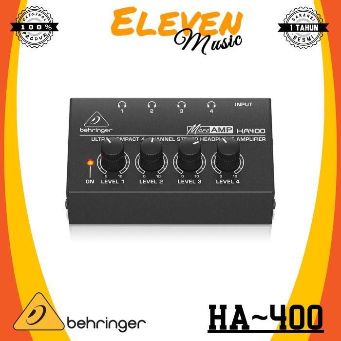 behringer ha400 ha 400 ha-400 headphone amplifier