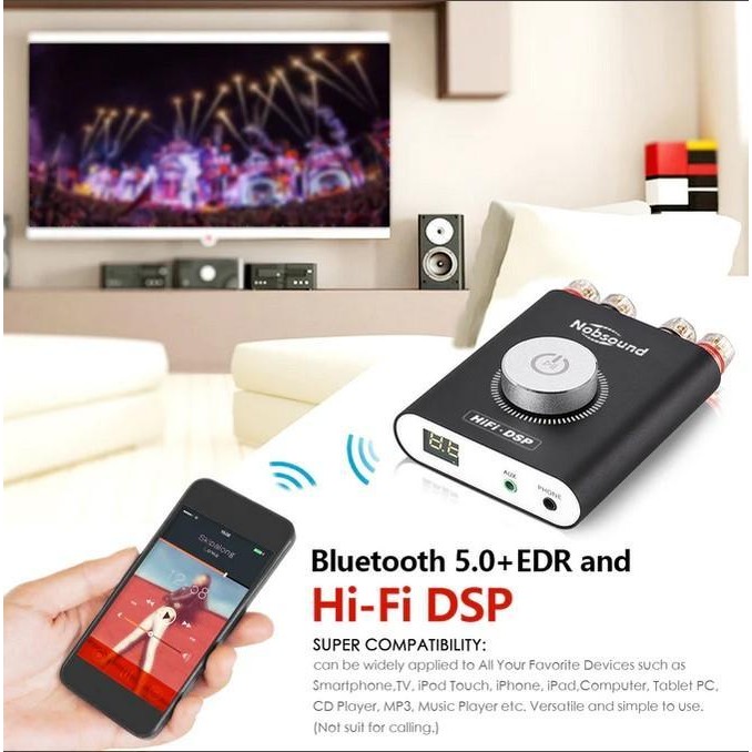 Nobsound NS-20G Mini Bluetooth 5.0 Digital Amplifier