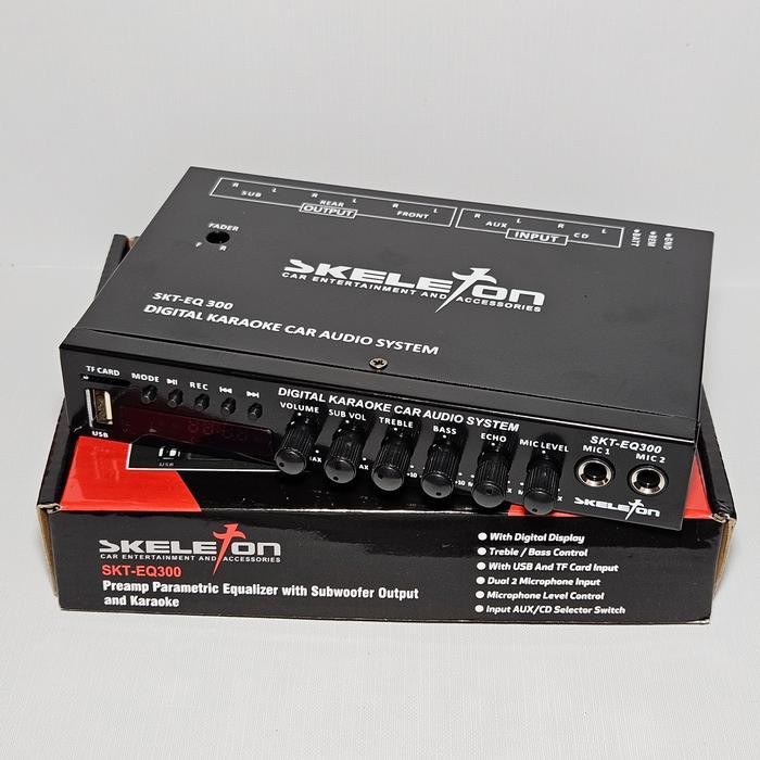Parametrik Preamp Equalizer Karaoke Bluetooth EQ300