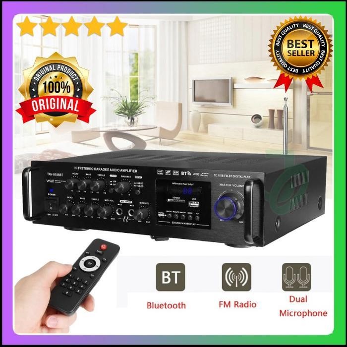 Ampalifier EQ Audio Home Theater Bluetooth 2000W SUNBUCK - TAV-6188