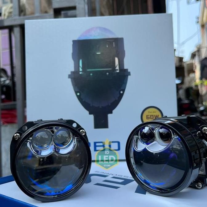 Paket Komplit Biled Aes Turbo Se 2.5 Inch Double Laser 60 Watt