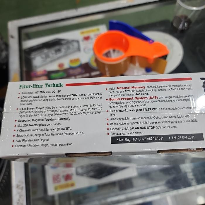 amplifier walet piro MW-888 / MW888 merah