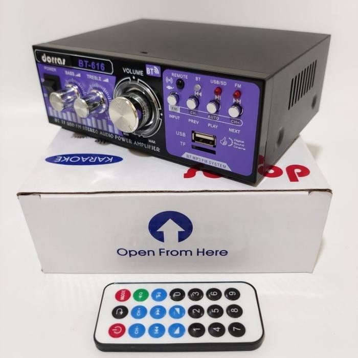 Ampli Ds-188 - Ds-616Power Amplifier Subwoofer 600Wat Bluetooth