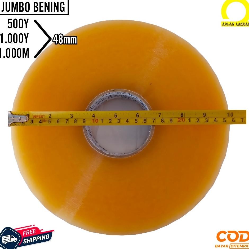 

Lakban Bening 1 Yard Full X 48Mm Lakban Jumbo Bening 2 Inch X M