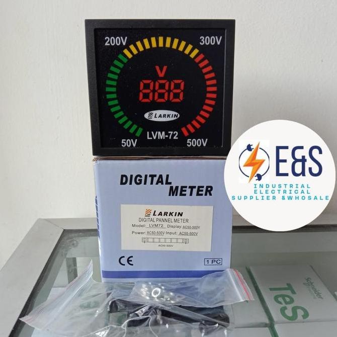Digital Voltmeter Larkin Lvm72 / Digital Volt Meter Lvm 72 Larkin Premium