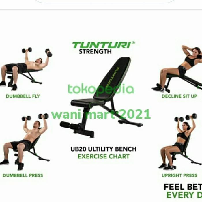 Alat Fitnes Multi Bench Berwyn , Bench Press Stok Terbatas Original Dan Terpercaya