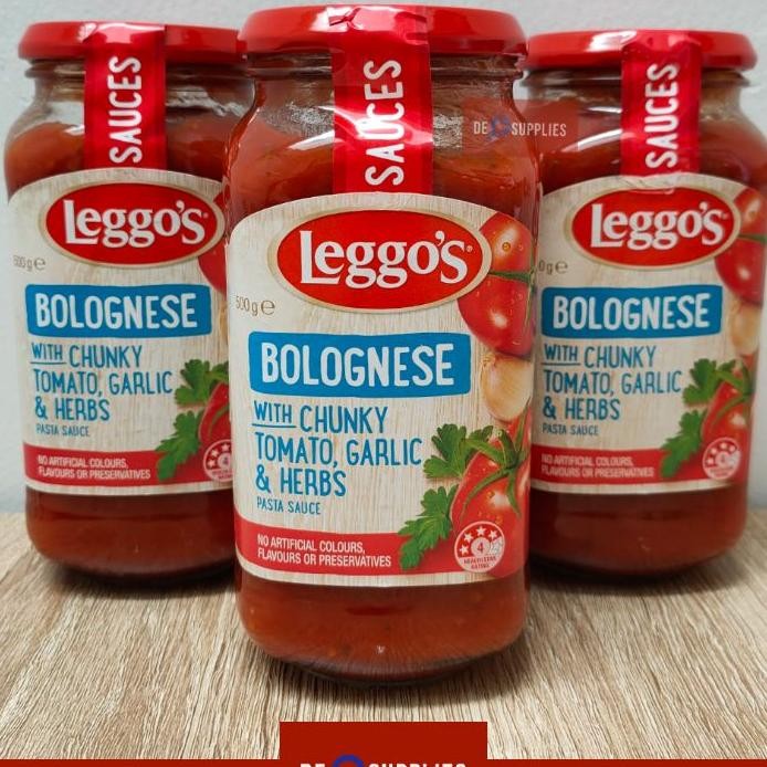 

Leggos Bolognese Pasta Sauce Chunky Gr Leggos Saus Bolognaise