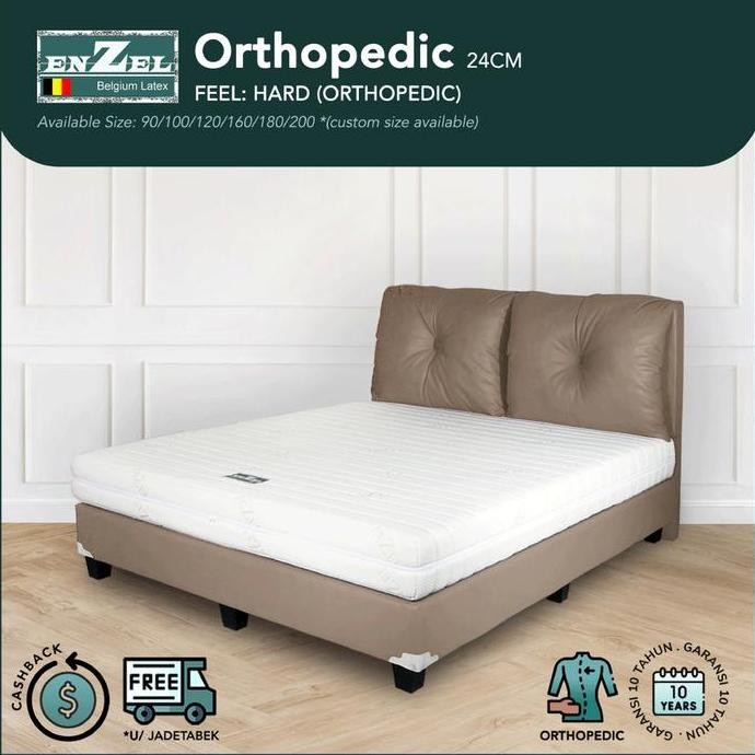 Kasur Latex Enzel Orthopaedic (Full Set) Uk 90X200