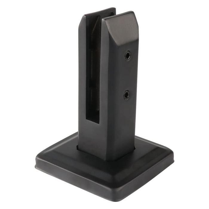 304 Spigot Kaca/Glass Clip Hitam Coating Spigot Penjepit Kaca Original Dan Terpercaya