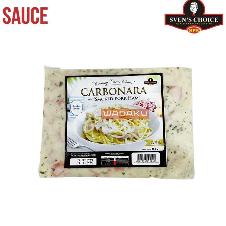 

Saus Pasta Carbonara Double Cream Dan Ham 150G Parmesan Cheese
