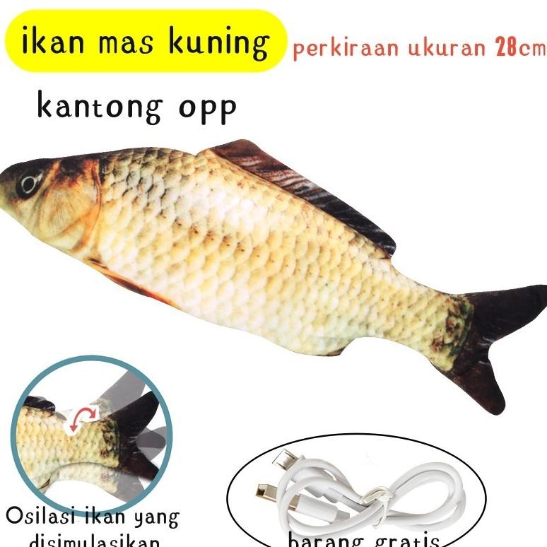 Sdn_12 Lele Toys Mainan Ikan Interaktif  Goyang Dan Didalamnya Dancing Fish Jumbo Ikan Bergoyang Men