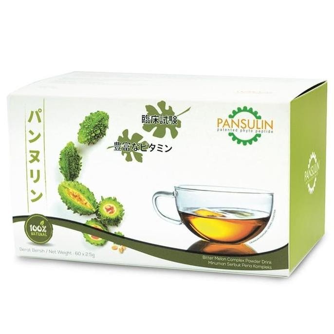 

TERMURAH - Teh Pare Green Tea/PANSULIN/Insulin/Herbal Gula Turunkan Darah