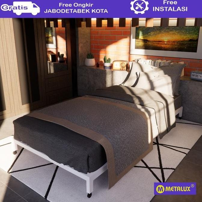 Metalux Tazawa - Ranjang Besi Single Bed | Divan Besi Single Bed