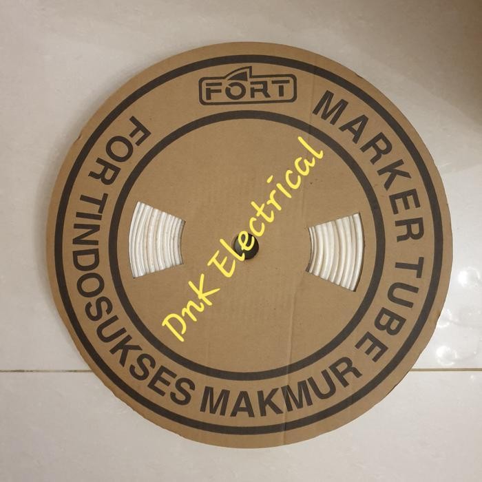 

Marker Tube warna putih Merk FORT 4mm 200mtr/roll