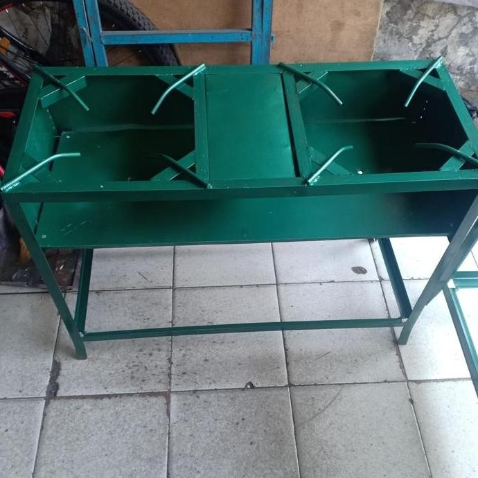 BEBAS ONGKIR - rangka kompor gas semawar 2tungku