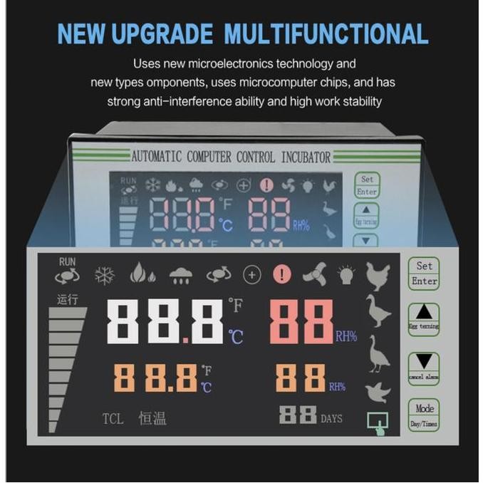 Xm-18S Xm18S Egg Incubator Temperature Thermostat Humidity Controller Diskon