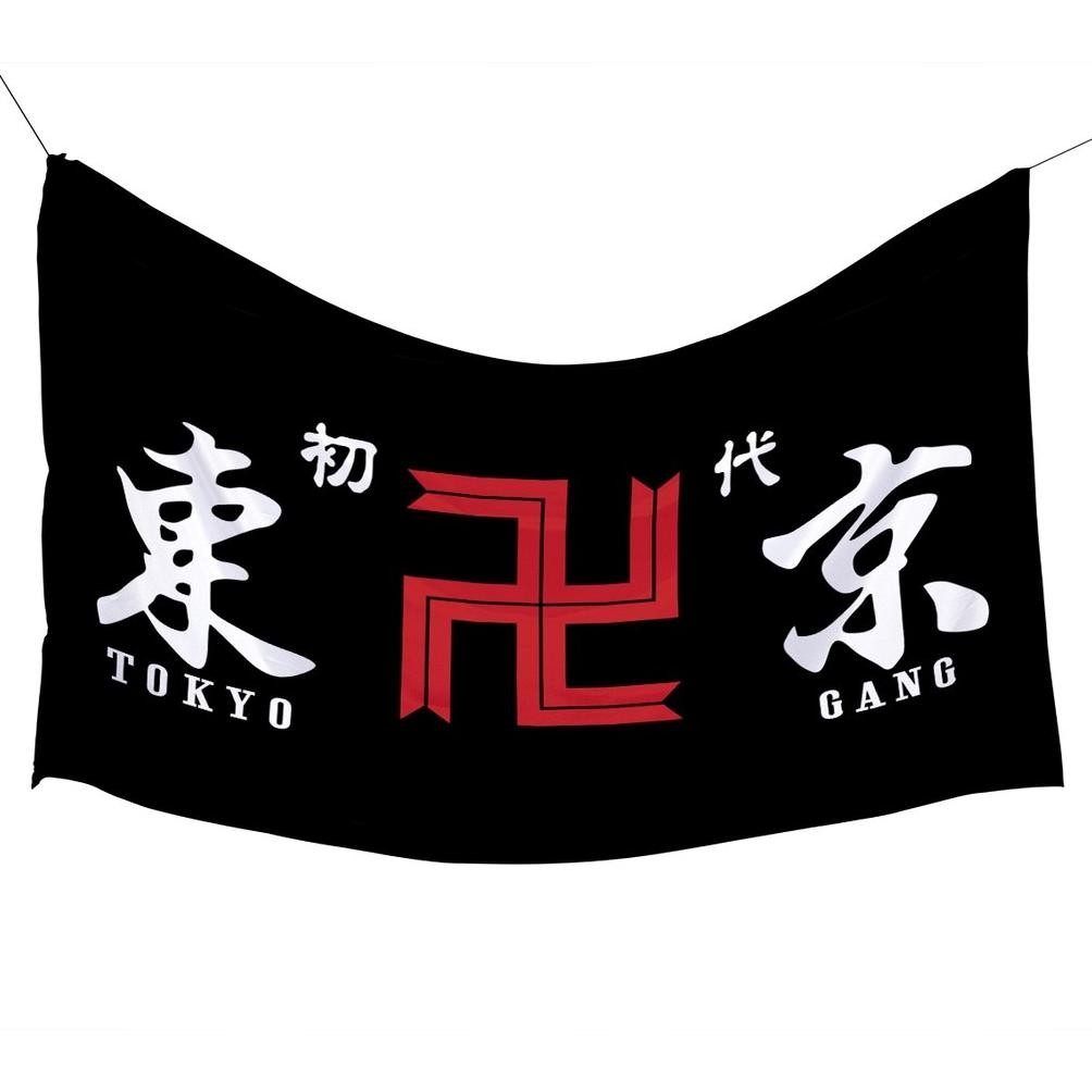 Paling Laris Flag Bendera Tokyo Revengers Flag Anime Spring Action Shounen School Bendera Anime
