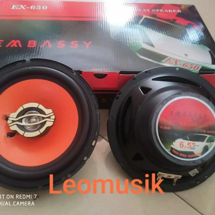 SPEAKER PINTU EMBASSY EX-650 (6,5 INCH) 4 OHM 120 WATT
