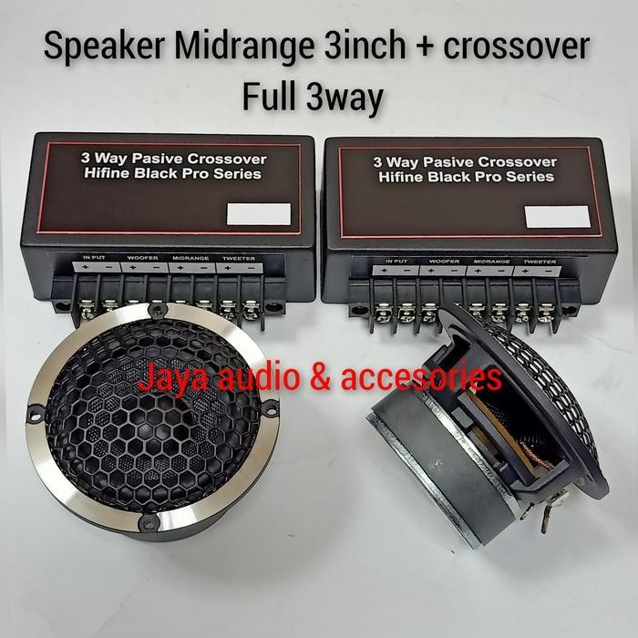 Speaker Midrange 3inch Hifine + Crossover 3way
