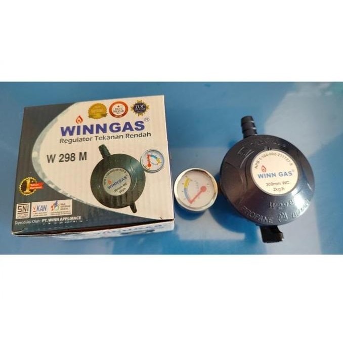 Winn Gas Regulator W-298M Low Pressure Kepala Gas Winn Gas W298M W 298