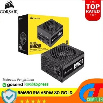 TERMURAH - PSU CORSAIR RM650 RM-650 Watt - 80 PLUS Gold Certified Fully Modular