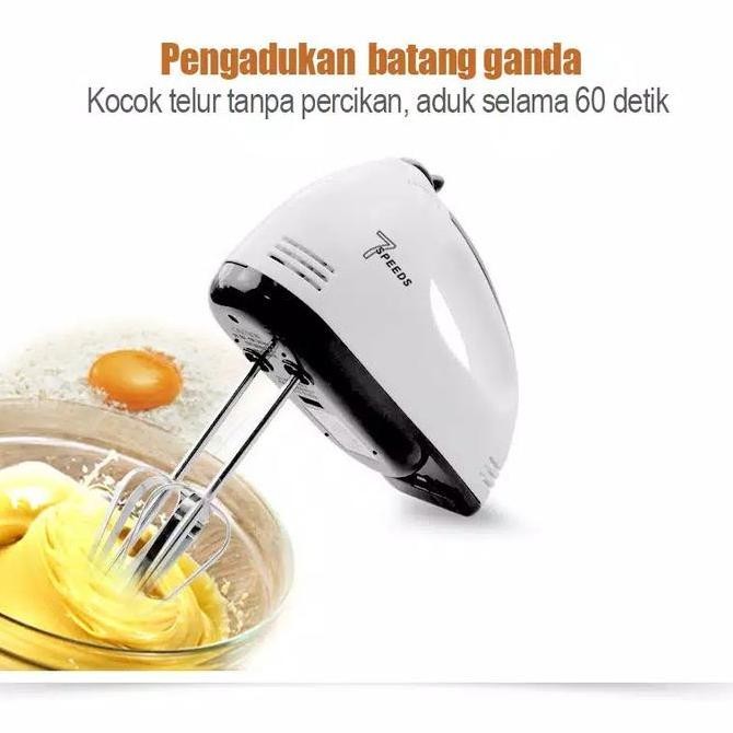 Hand Mixer Hand River Elektrik Pengocok Telur Adonan Kue