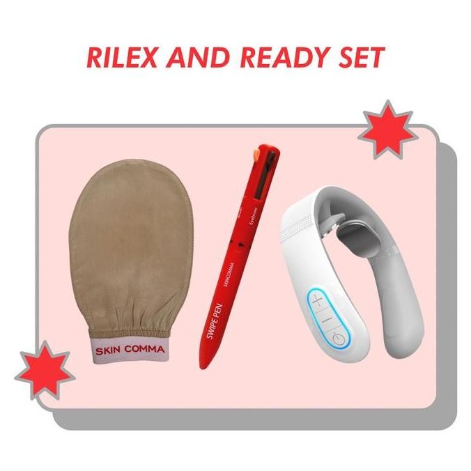 

NEW Skin Comma Rilex and Ready Set (Swipe Pen 5in1 Makeup Pen, Glove)