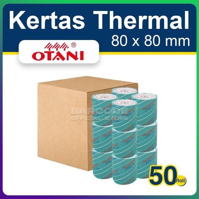 

BEBAS ONGKIR - ( 1 Dus ) Kertas Thermal OTANI 80 x 80 ( Biru ) Mesin Antrian & Parkir
