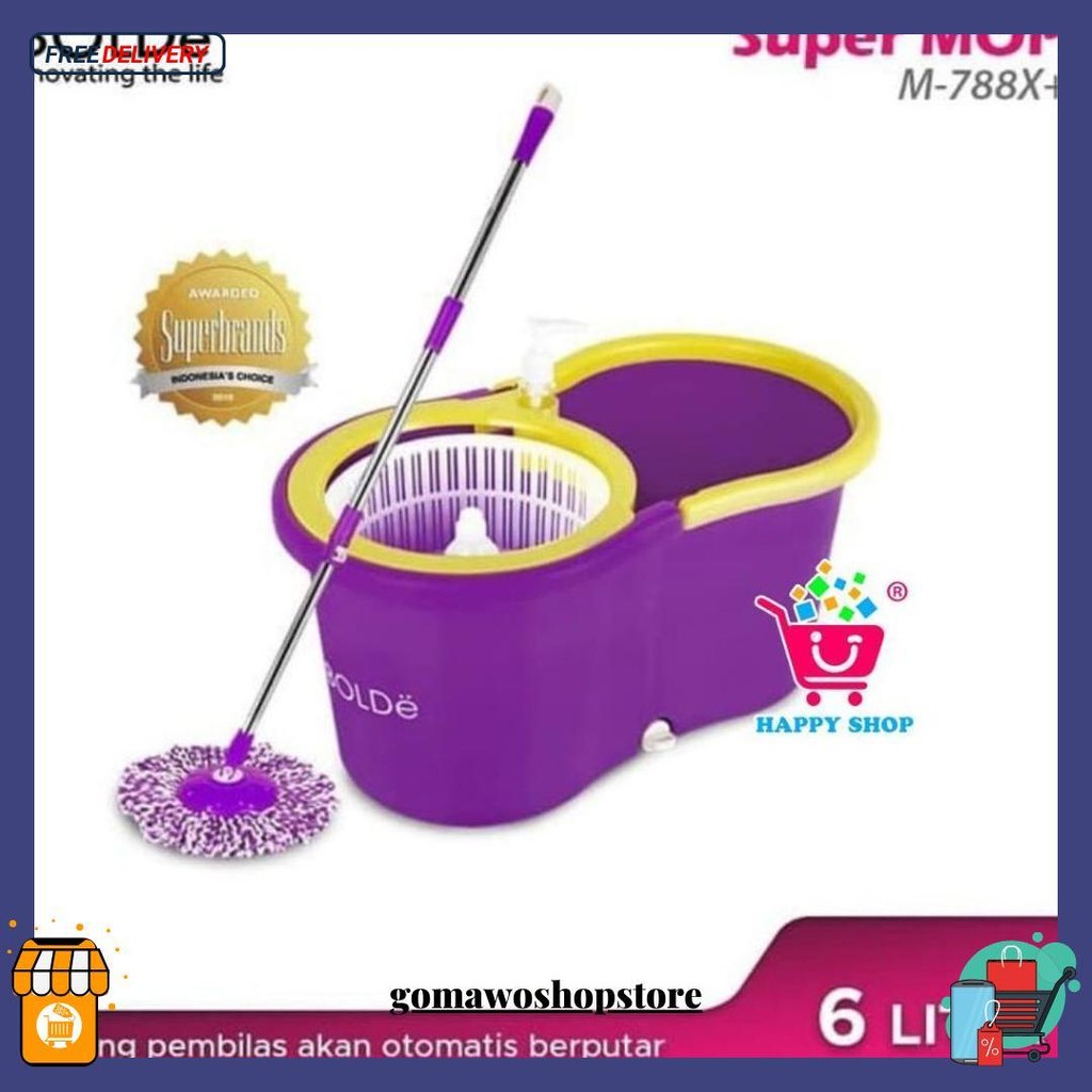 Bolde Super Mop M-788X+ / Alat Pel Lantai Bolde Original Produk