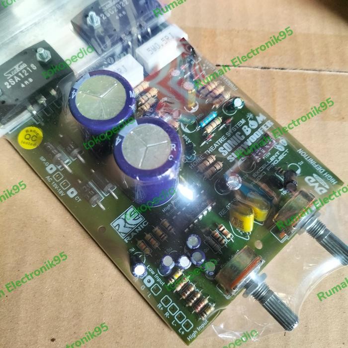 Kit Power Subwoofer Aktif Sonic Boom 300 Watt temurah