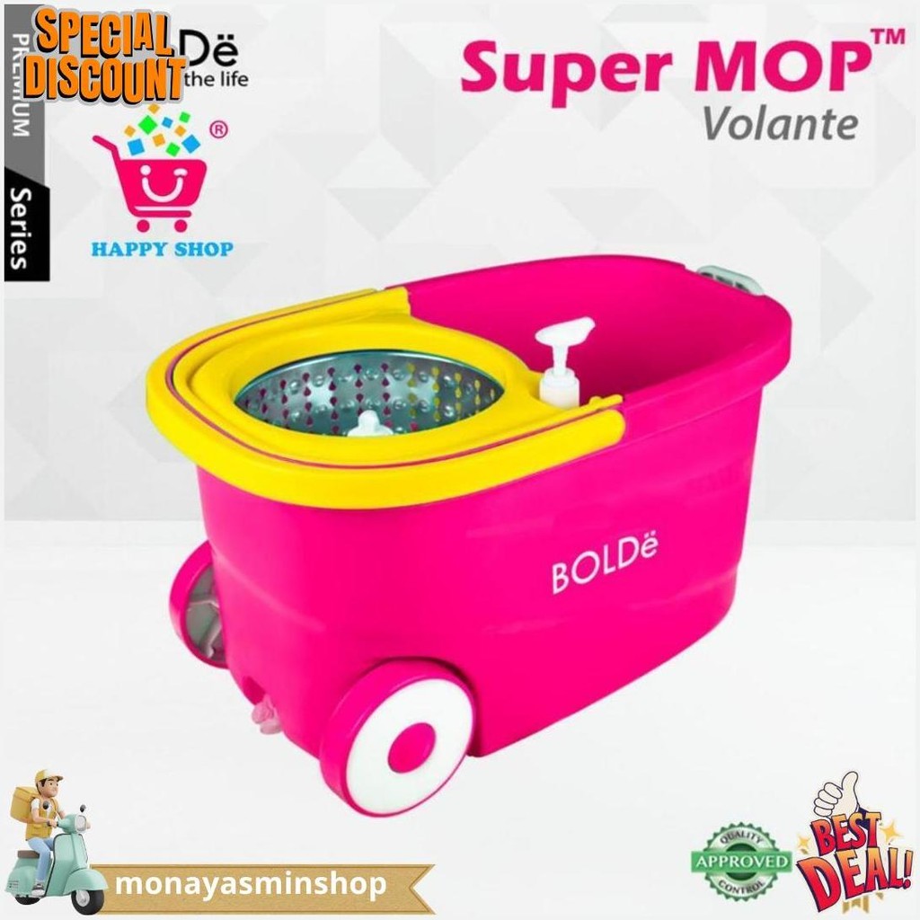 Bolde Supermop Volante / Alat Pel Praktis Original Produk