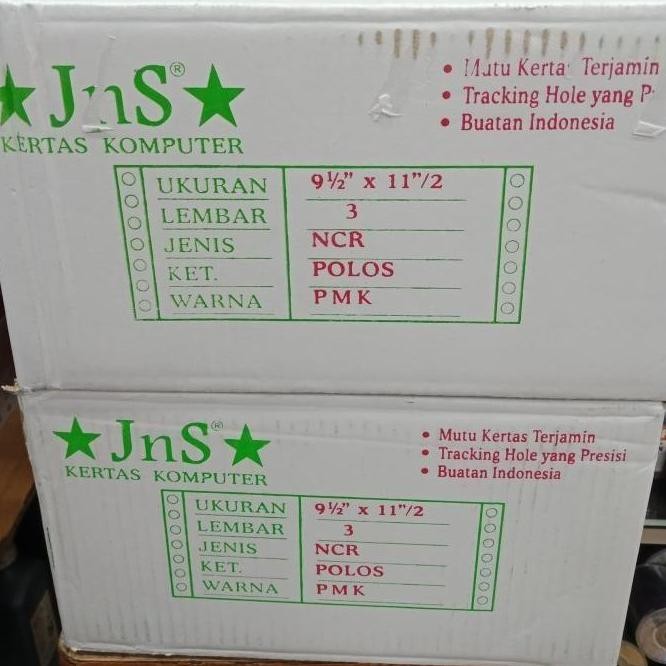 

NEW Ready Stock Kertas Continuous Form Jns 3 Ply Bagi 2