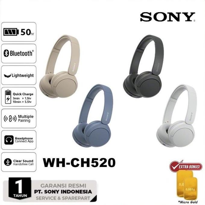 TERMURAH - SONY WH-CH510 Wireless Headphones WH CH510 CH 510