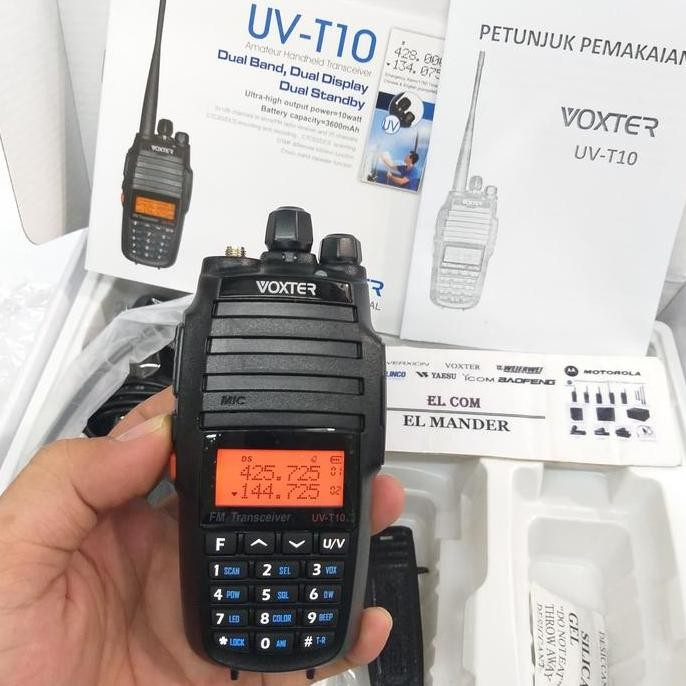 NEW HT VOXTER UV -T10 DUALBAND 10 WATT - HT VOXTER UV T10 DUALBAND MURAH