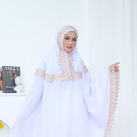Ll_12 Ready Makassar Mukenah Mukena Dewasa 2 In 1 Katun Renda Casavaseries Casava Elraffip Shabira G