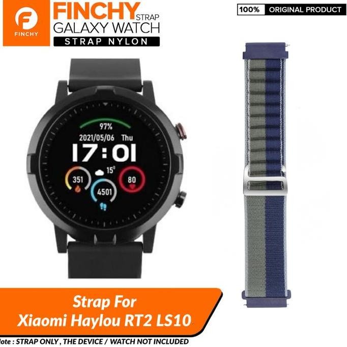 TERBARU - Finchy nylon strap Haylou RT2 LS10 smartwatch replacement wristband