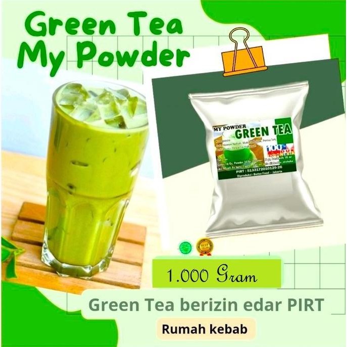

Matcha Green Tea Powder - Bubuk Matcha -Bubuk Green Tea Powder (Mine)