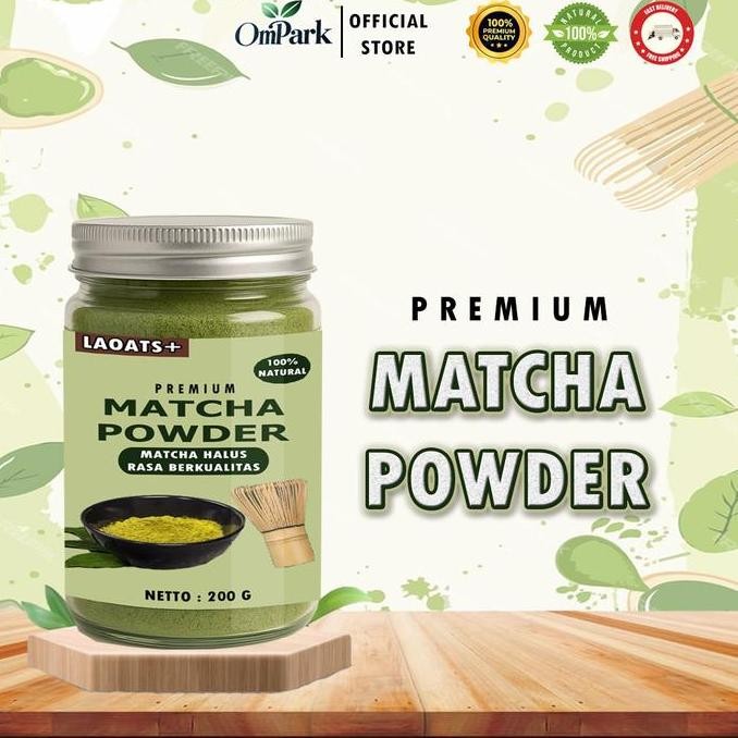 

Bubuk Matcha Premium 200G Bebas Gula Powder 100% Alami Laoats (Mine)